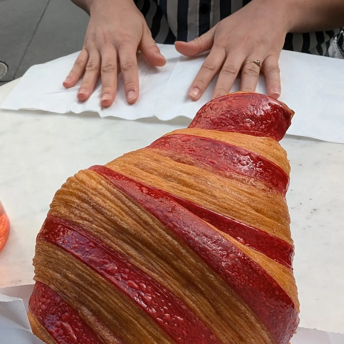 Raspberry Chocolate Croissant