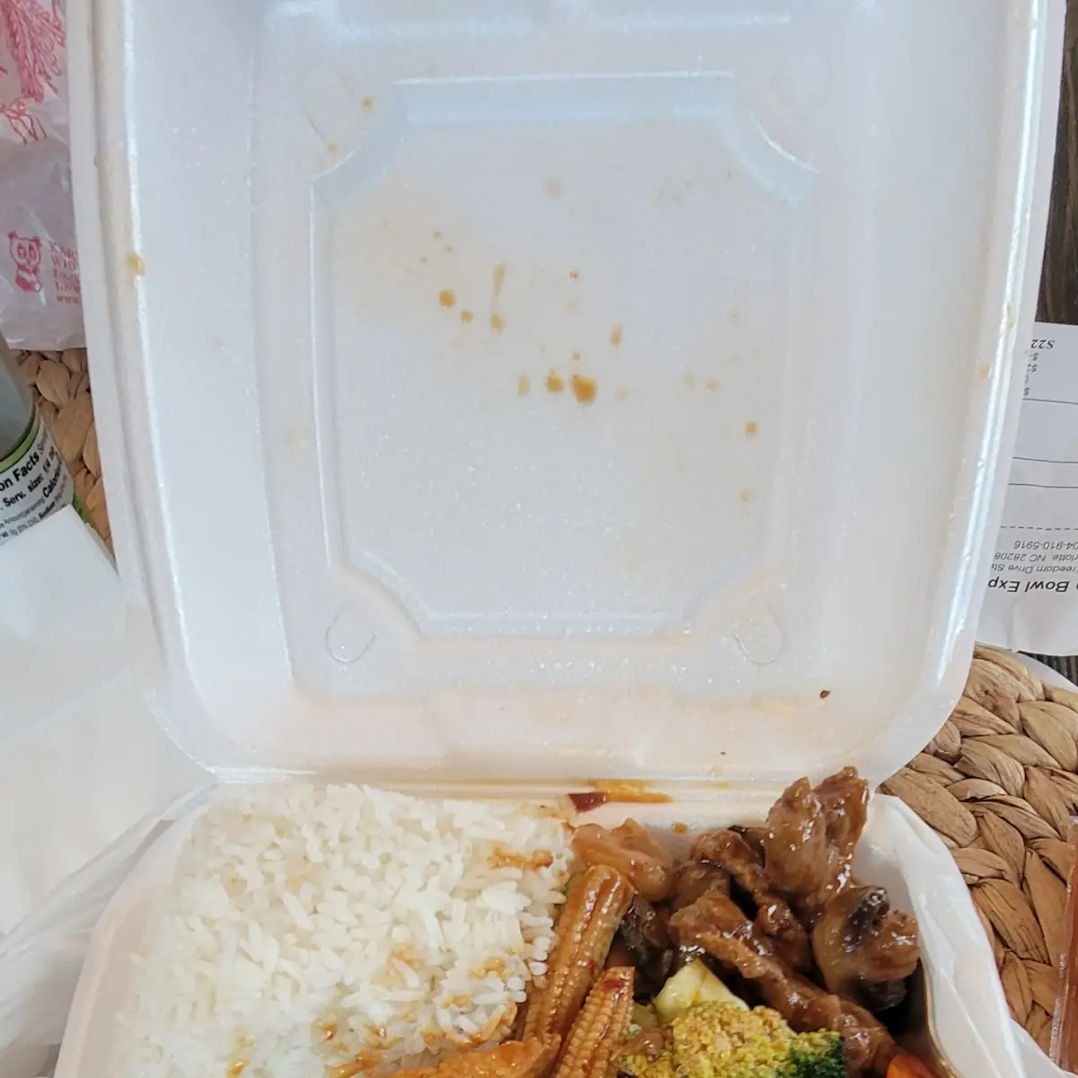 Beef with Mixed Vegetable Combo