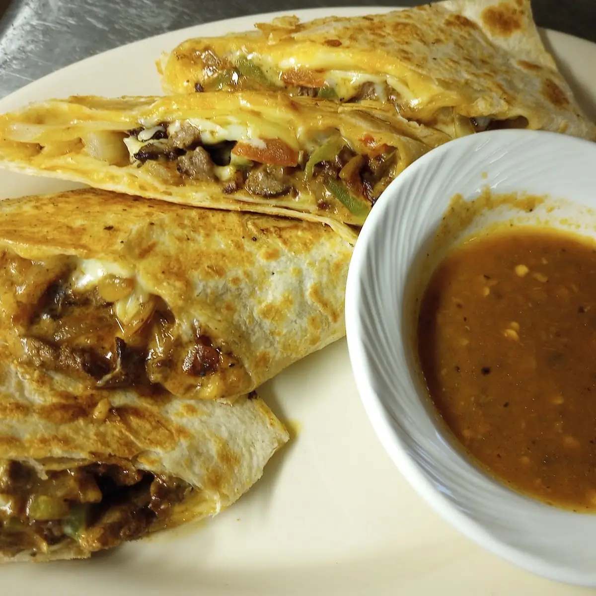 Cheesy Steak Fajita Roll