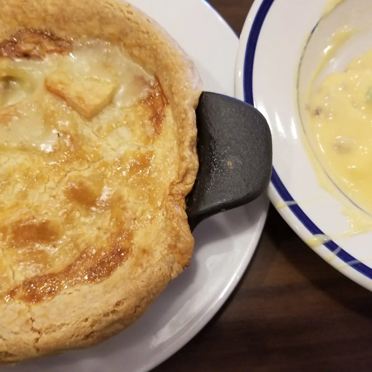 Chicken Pot Pie & Cheddar Bacon Soup