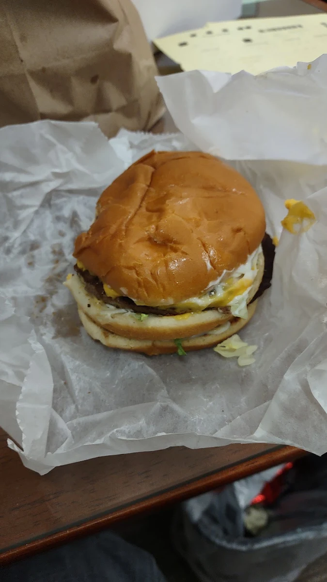 Double Cheeseburger and Fries