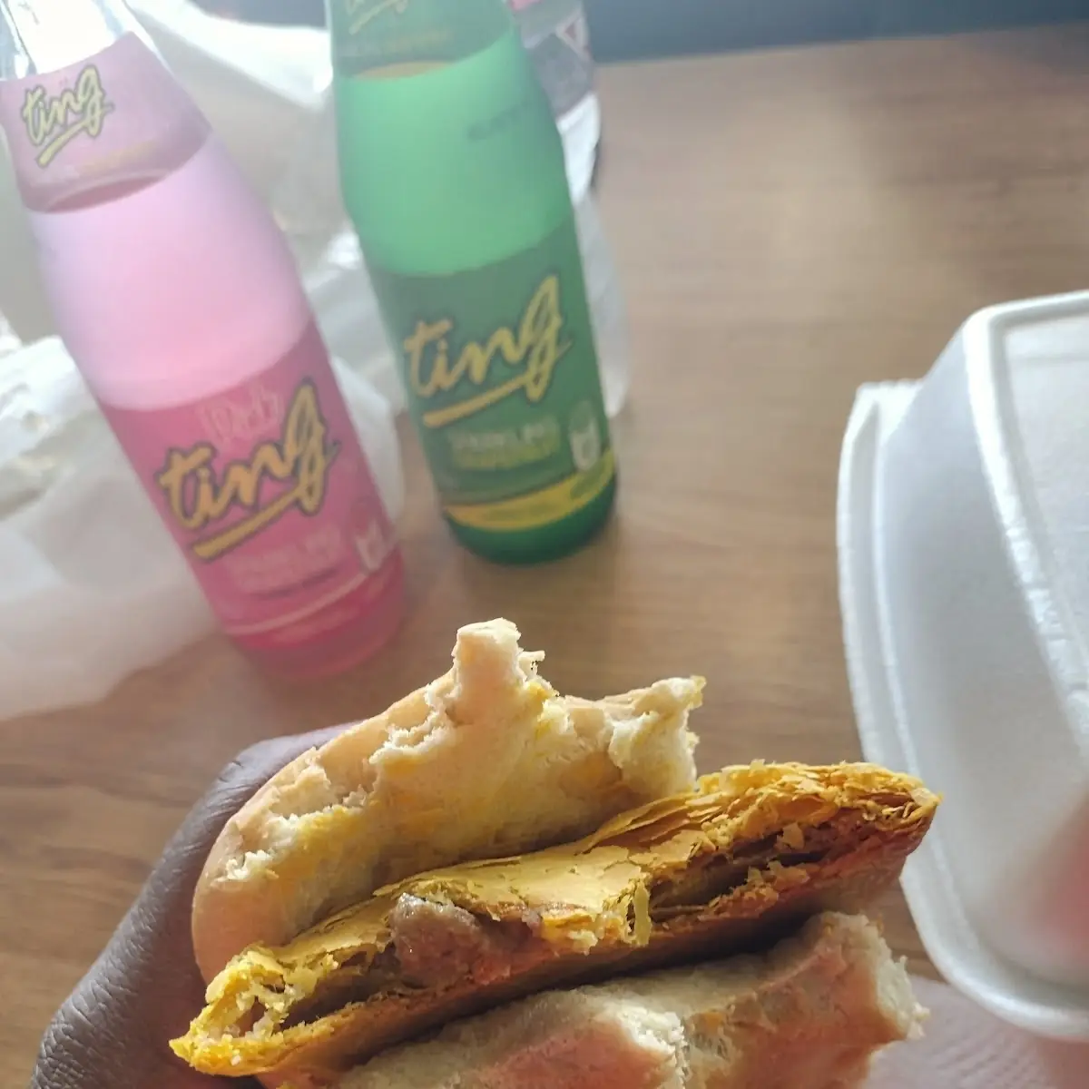 Jamaican Beef Patty and Coco Bread