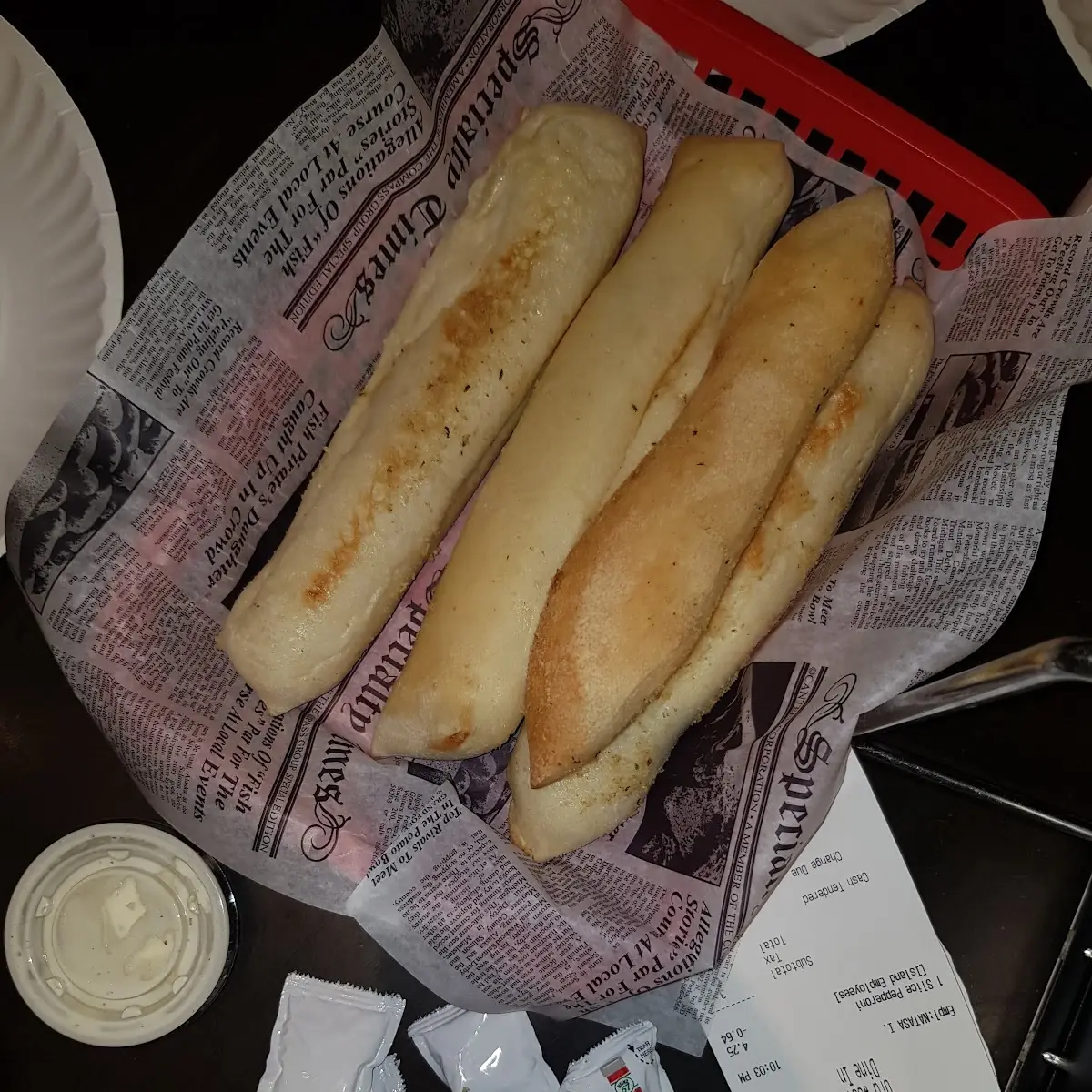 Garlic Parmesan Breadsticks
