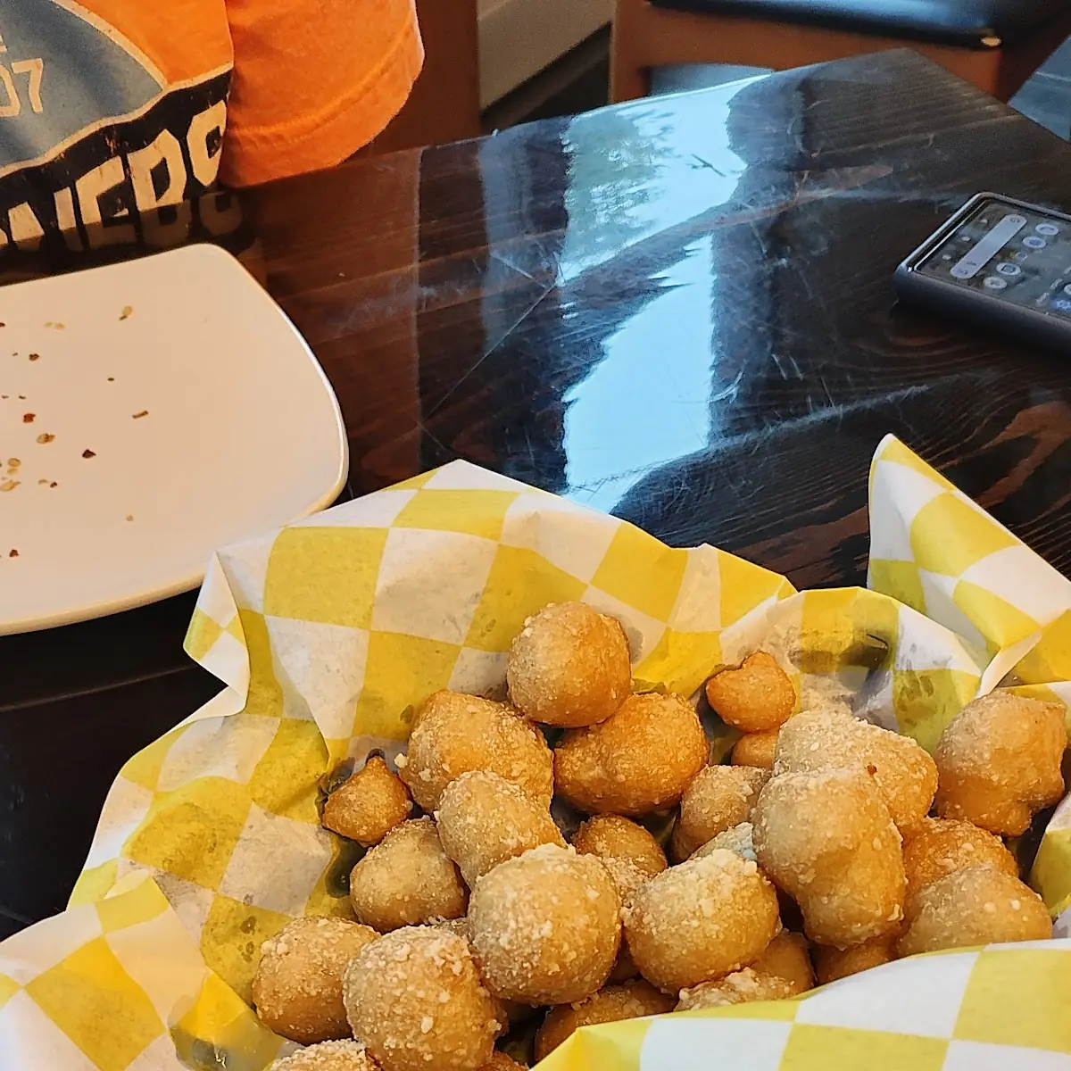 Gander Honk Dots Deep Fried Dough Balls with Parmesan Cheese