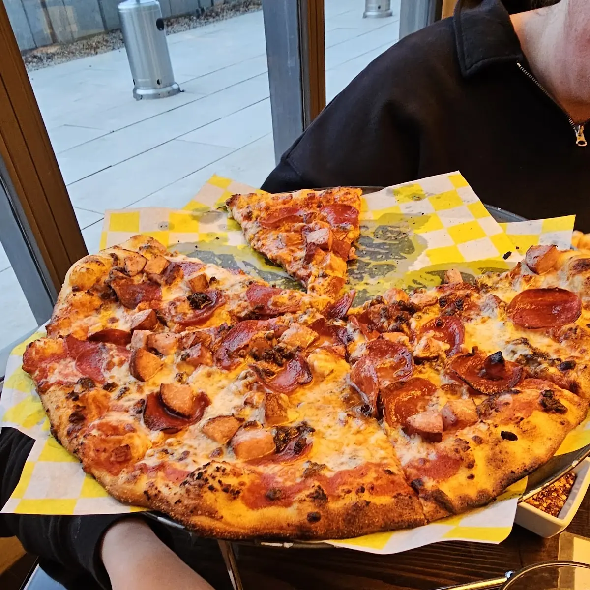 Stacked Hot Honey Pepperoni