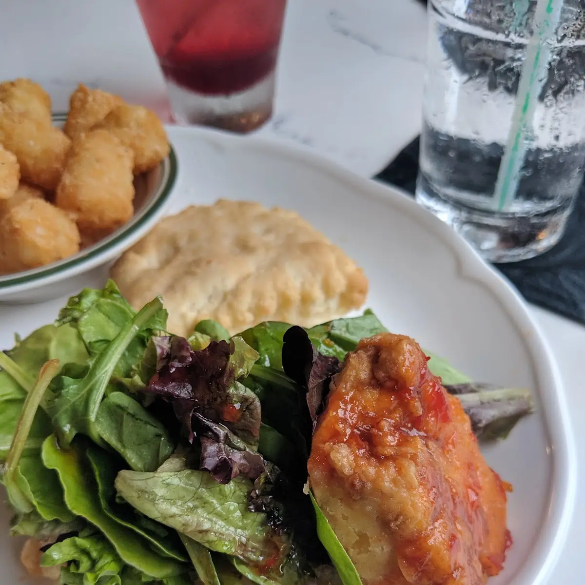 Vegan Fried Tofu Biscuit