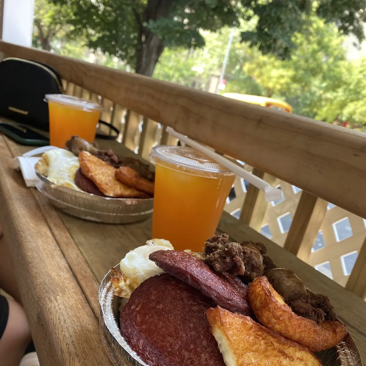 Fried Dominican Sausage
