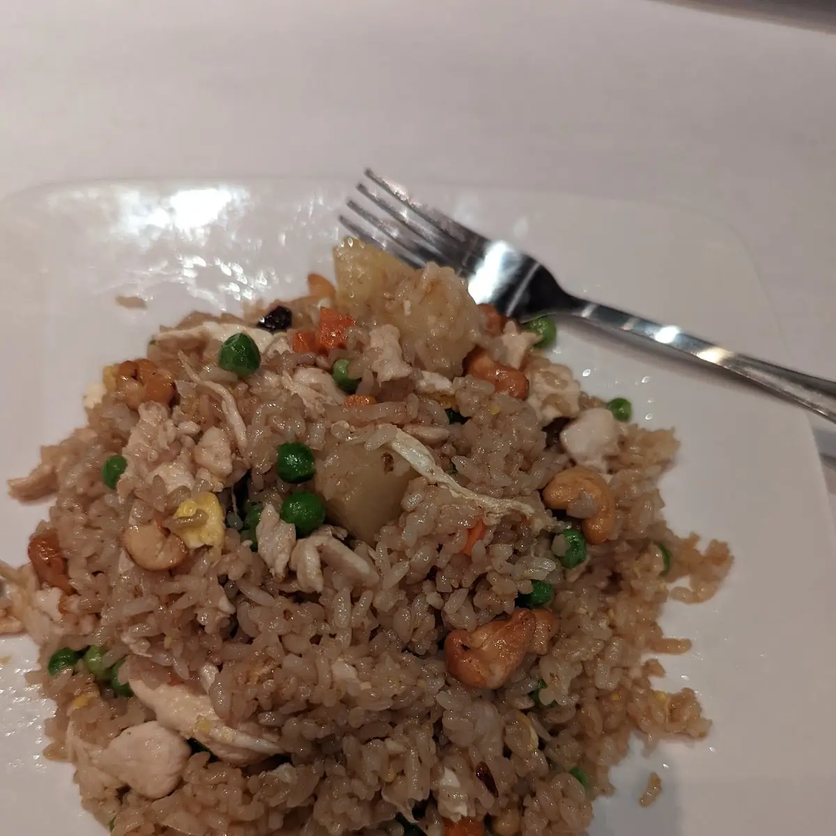 Simply Thai Fried Rice with Egg Onions Tomatoes and Broccoli