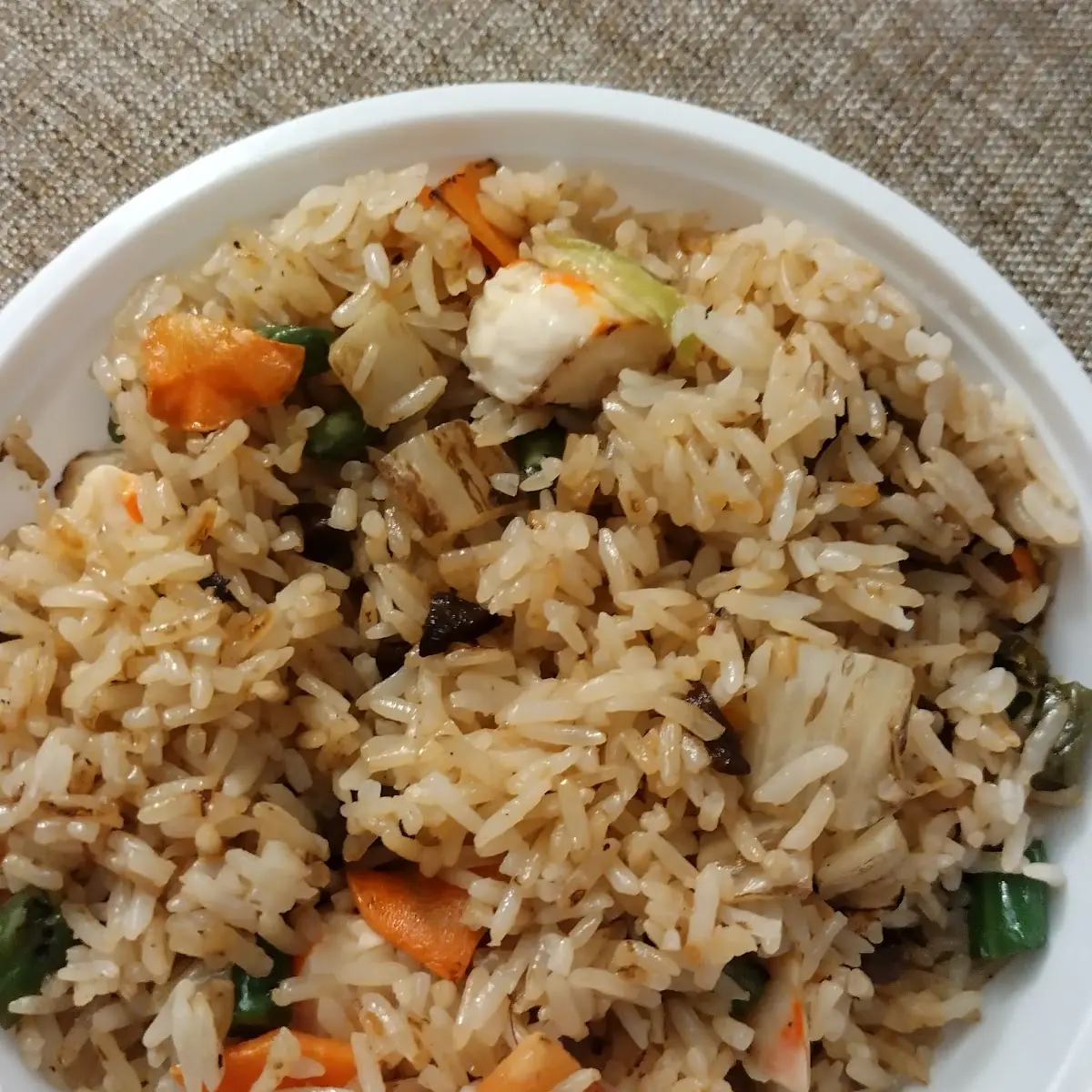 Vegan Shrimp Fried Rice