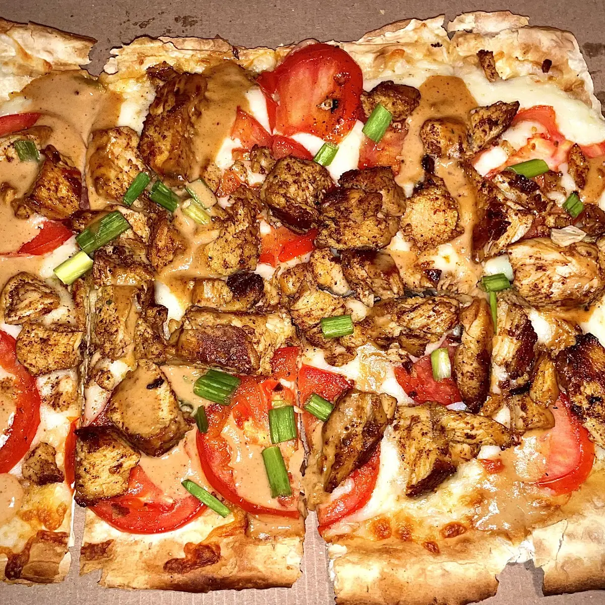 Chipotle Chicken Pita Pizza