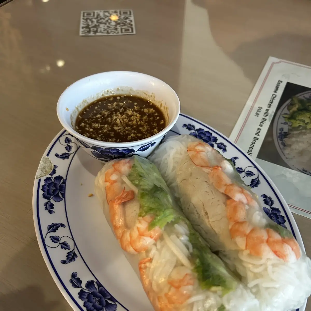 Rice Paper Roll with Shrimp