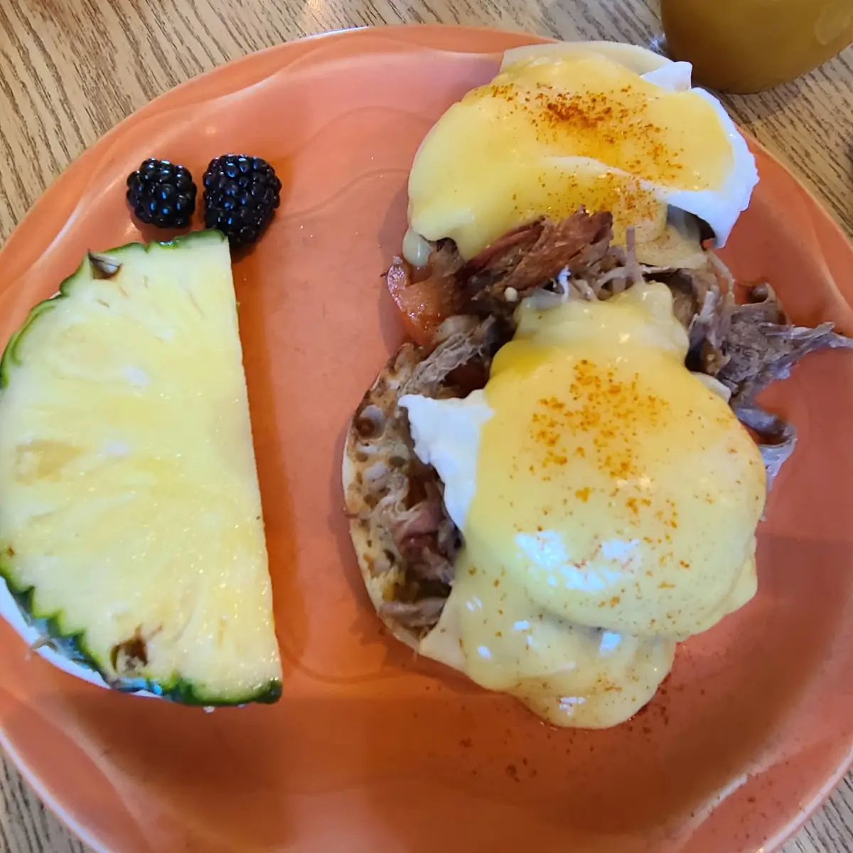 Eggs Benedict with Smoked Pulled Pork