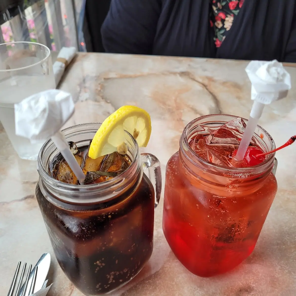 Pepsi and a Shirley Temple