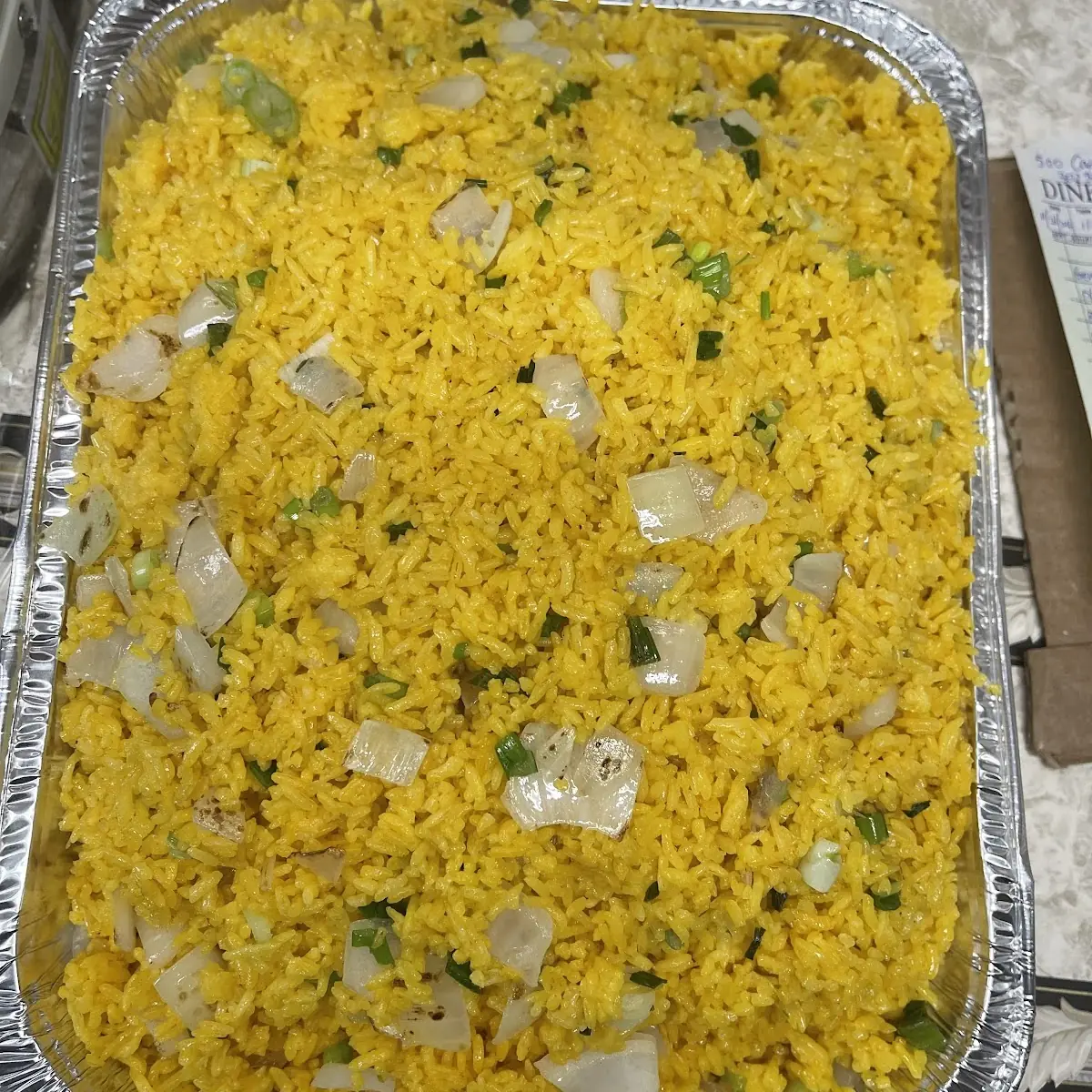 Plain Fried Rice with Onion