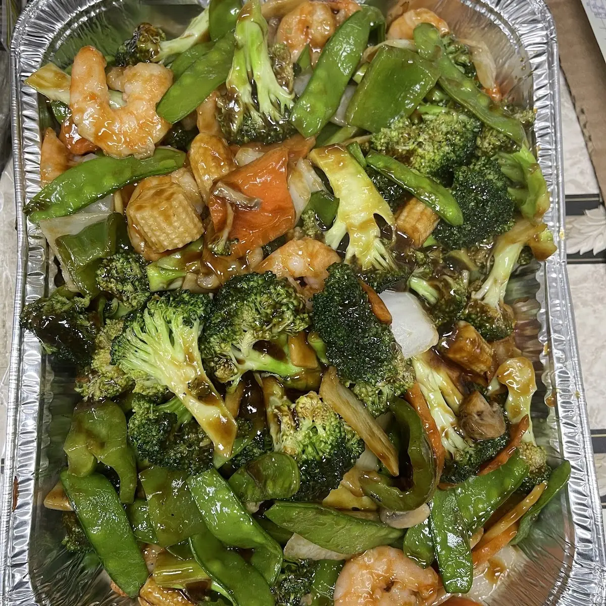 Shrimp with Mixed Vegetables