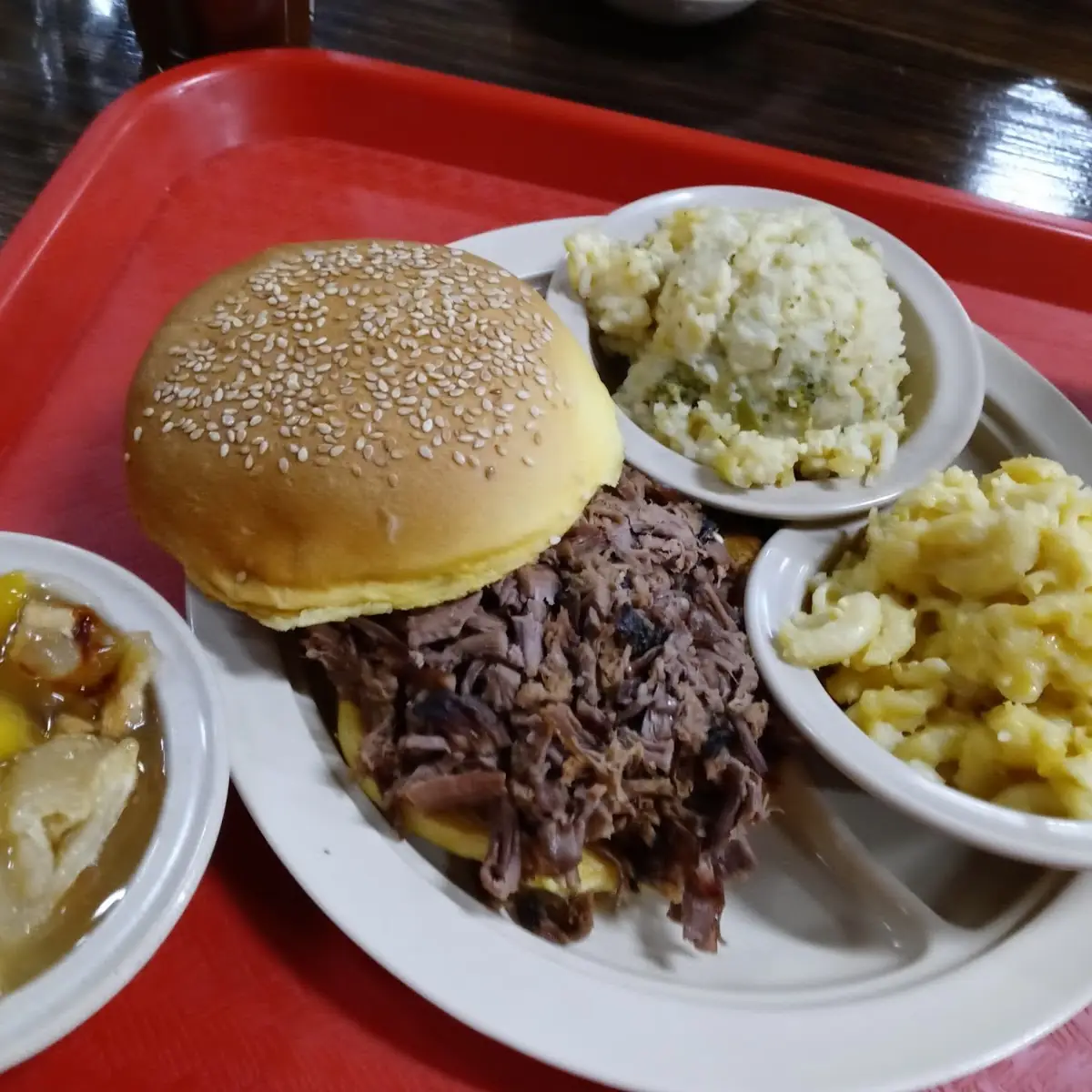 Pulled Beef Brisket Sandwich