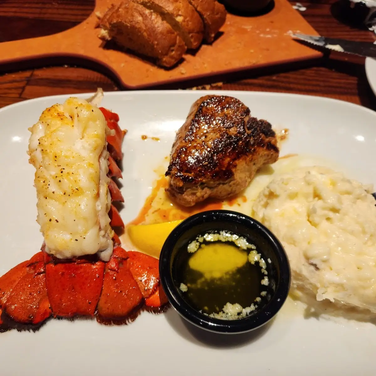 Flo's Filet with 4oz Lobster Tail