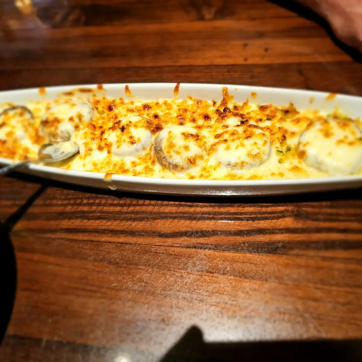 White Cheddar Stuffed Mushrooms