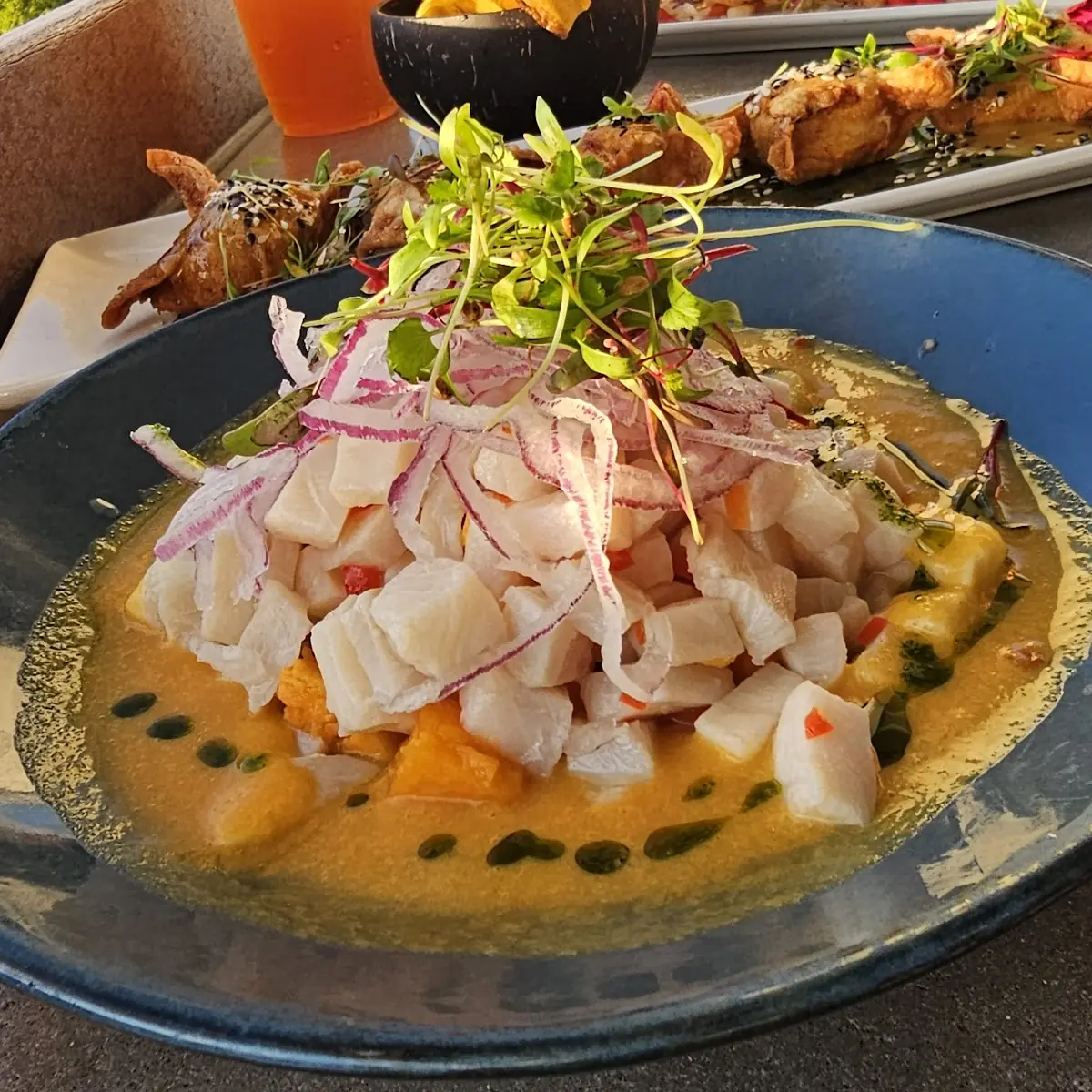 Ceviche with Plantain Chips