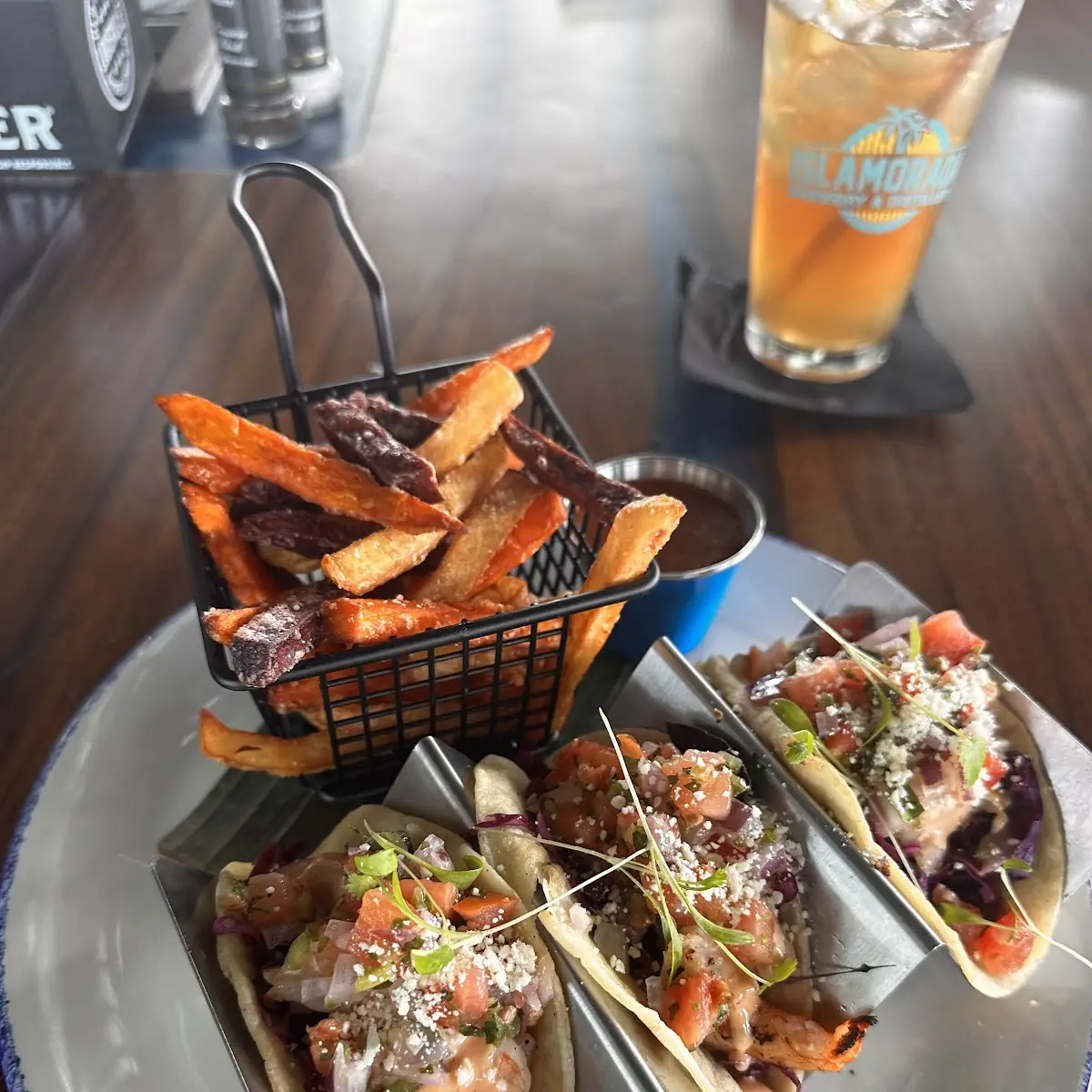 Tri Color Sweet Potato Fries