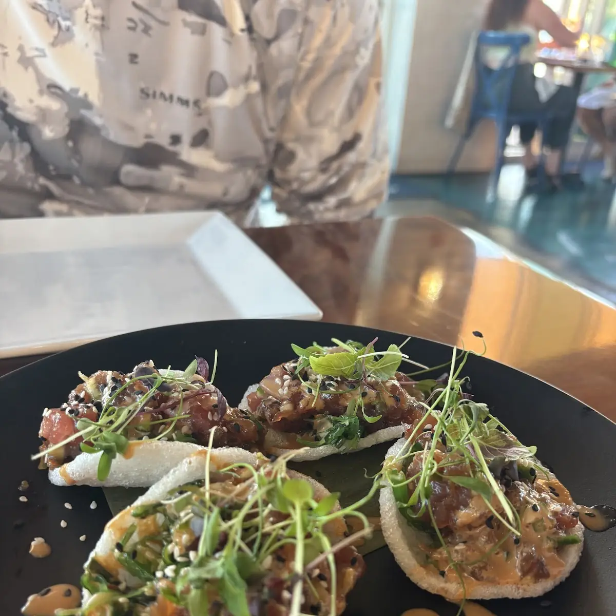 Tuna Poke Crispy Wonton Chips