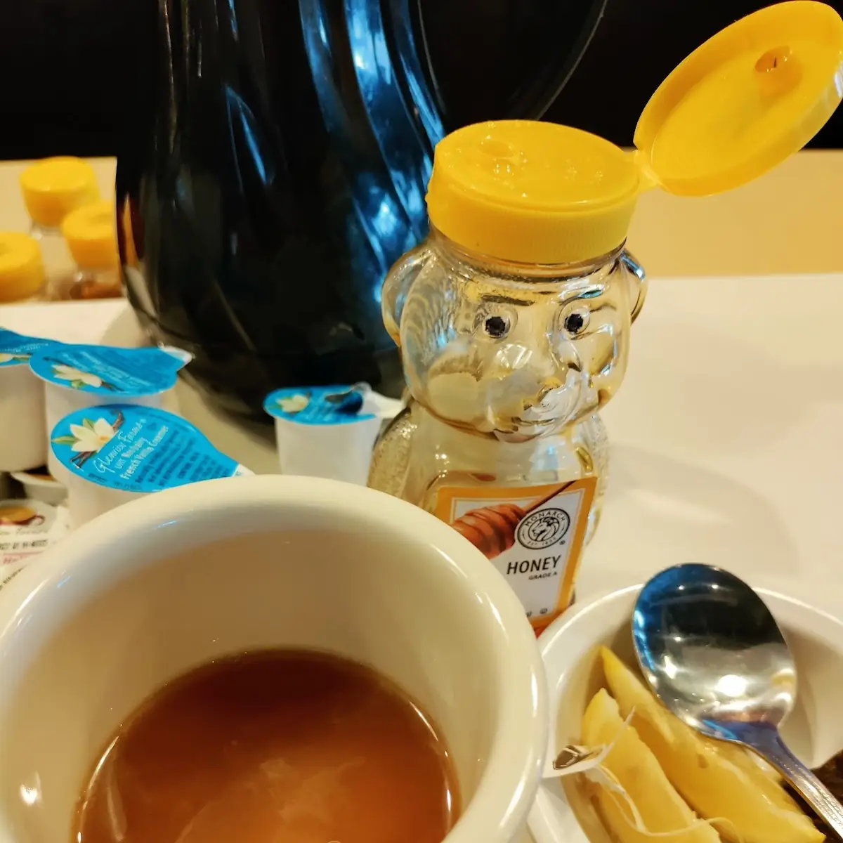 Black Tea with Honey Lemon and Cream