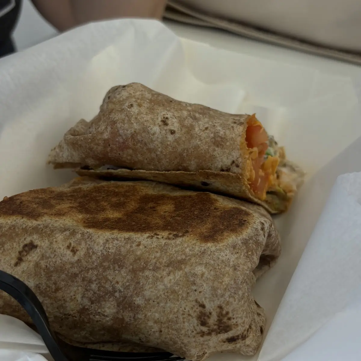 Buffalo Sauce Chicken Wrap