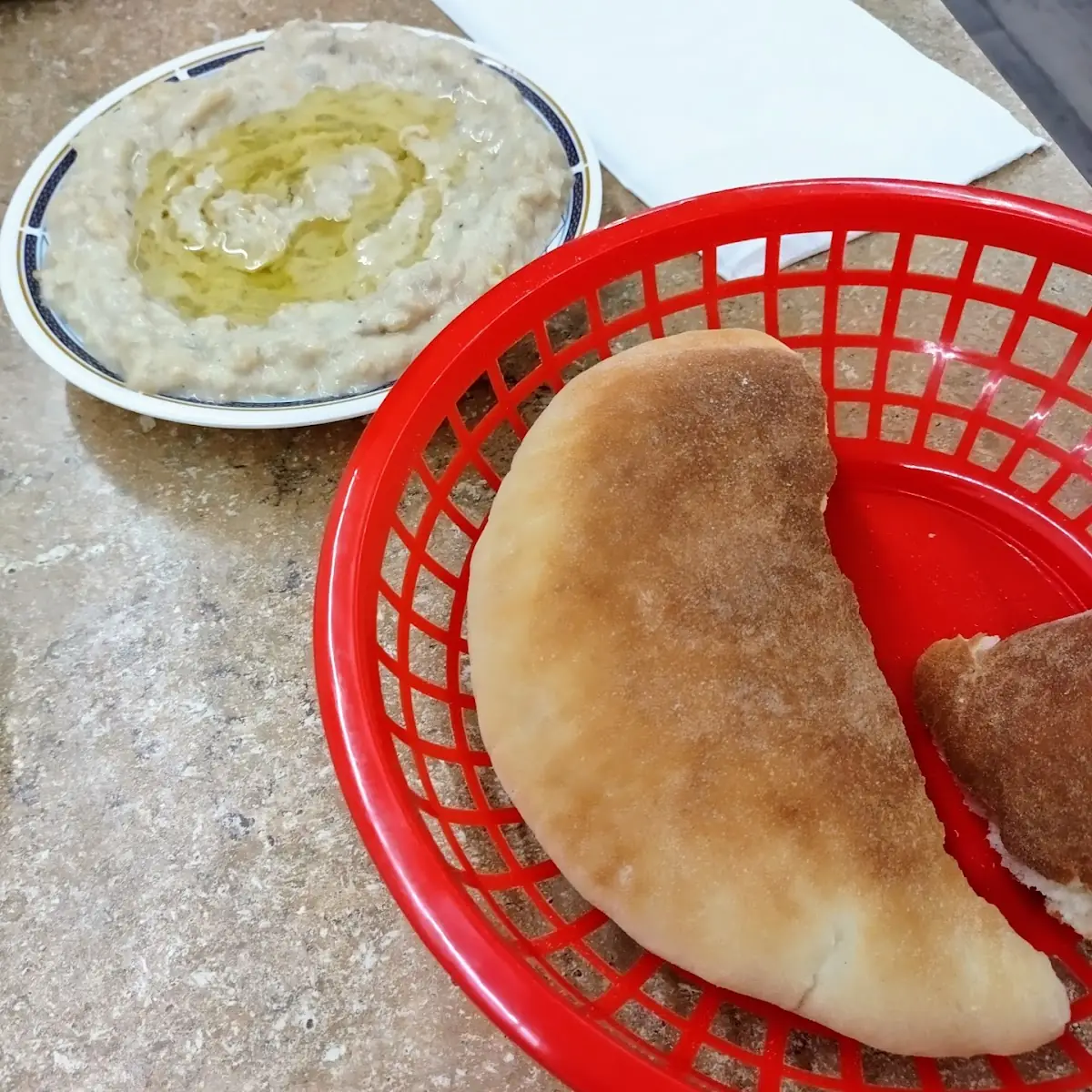 Shawarma Combo Hummus Plate
