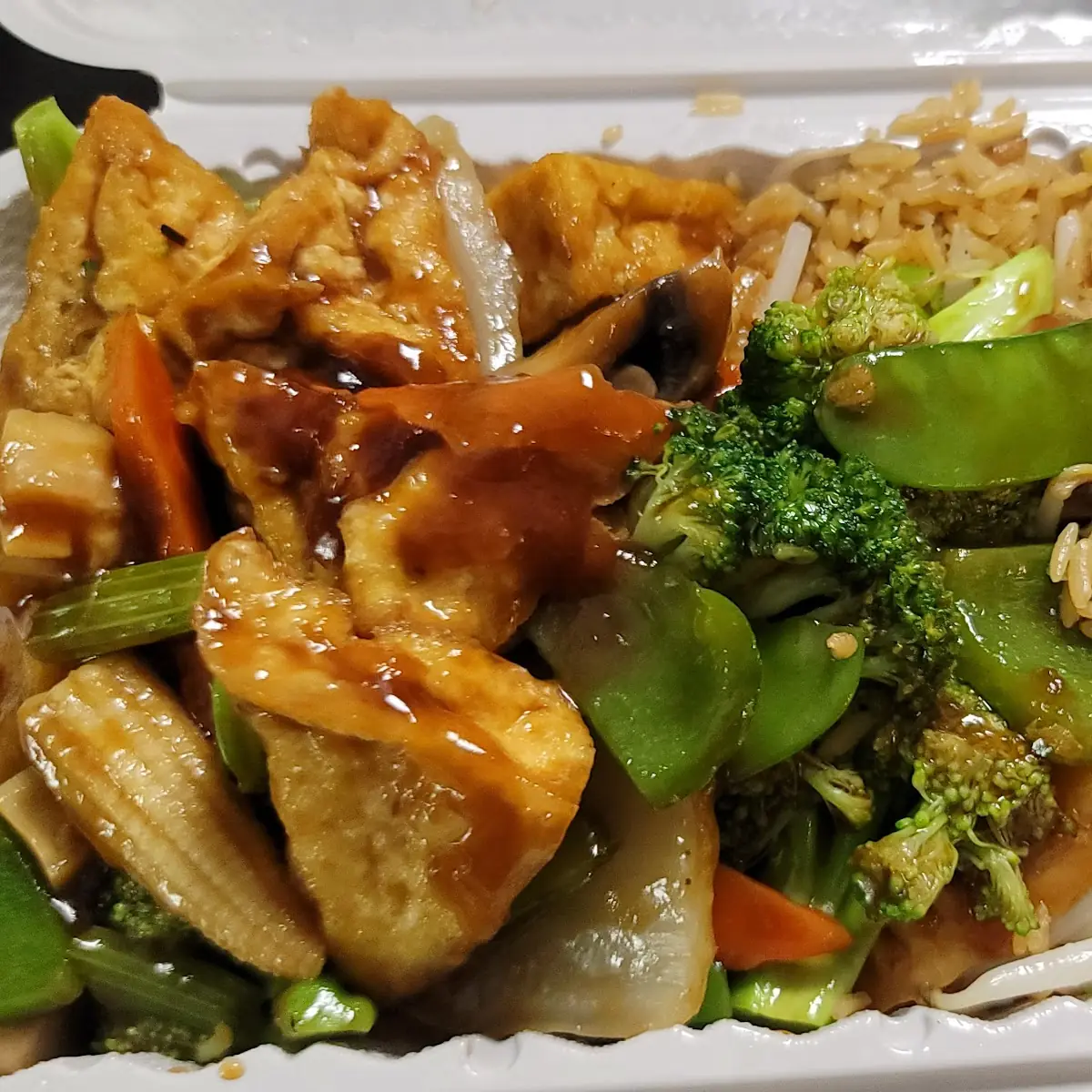Bean Curd with Vegetable Combo