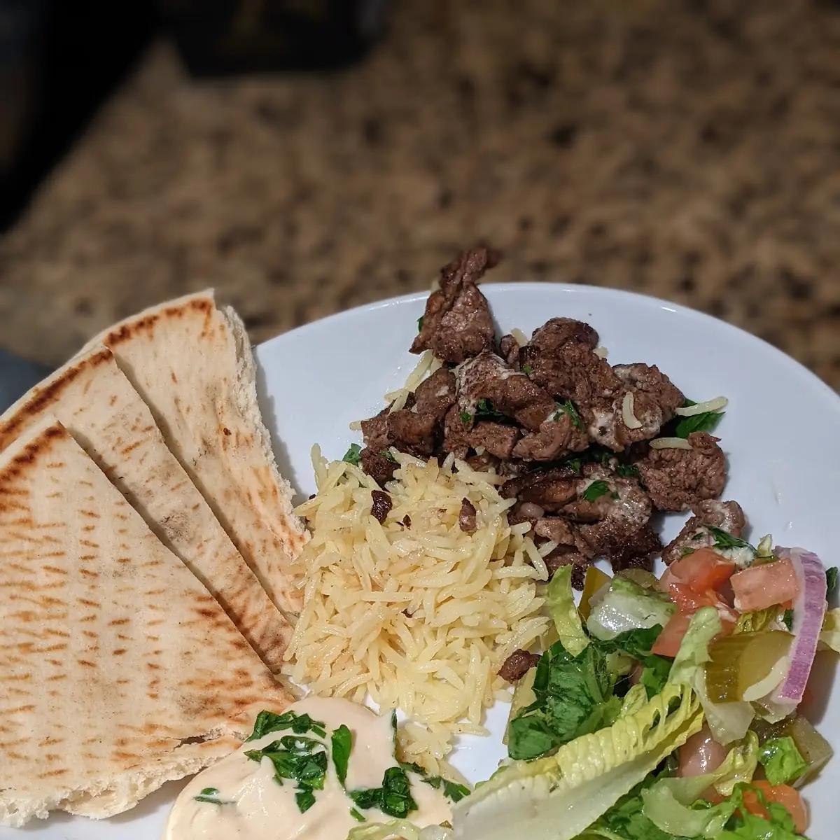 Lamb Gyro Plate