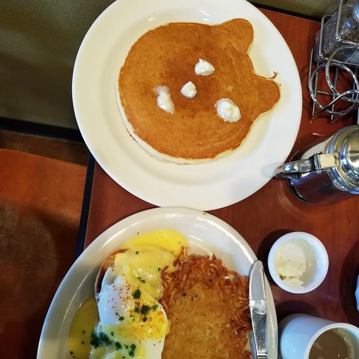 Silver Dollar Pancakes 1 Egg 1 Bacon