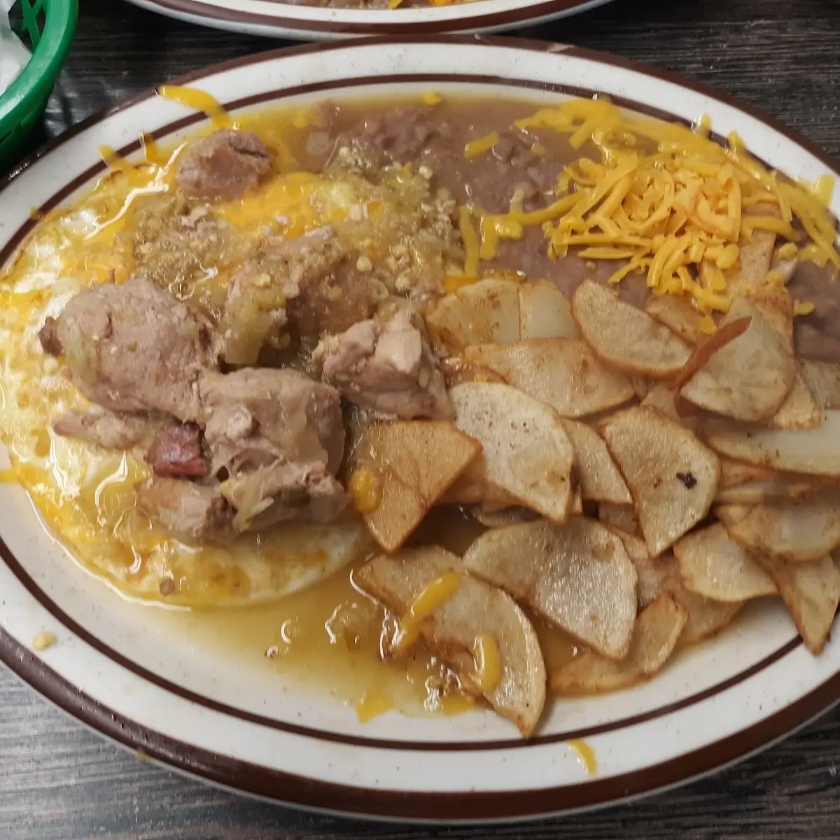 Chile Verde Breakfast Plate