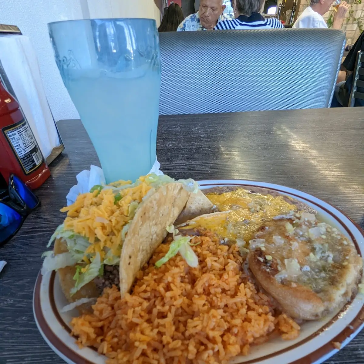 Chili Relleno Beef Taco Rice N Beans