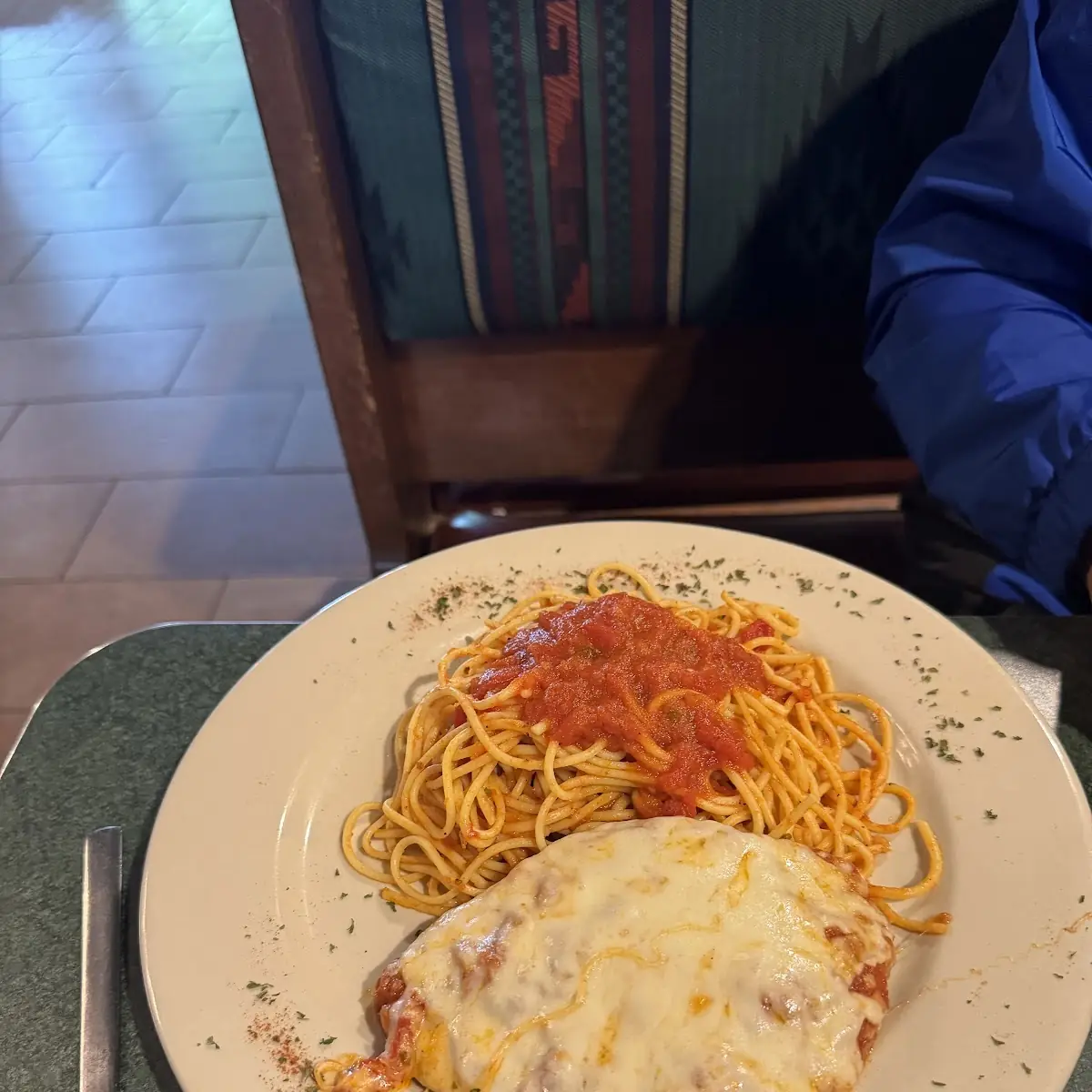 Chicken Parmigiana Lunch
