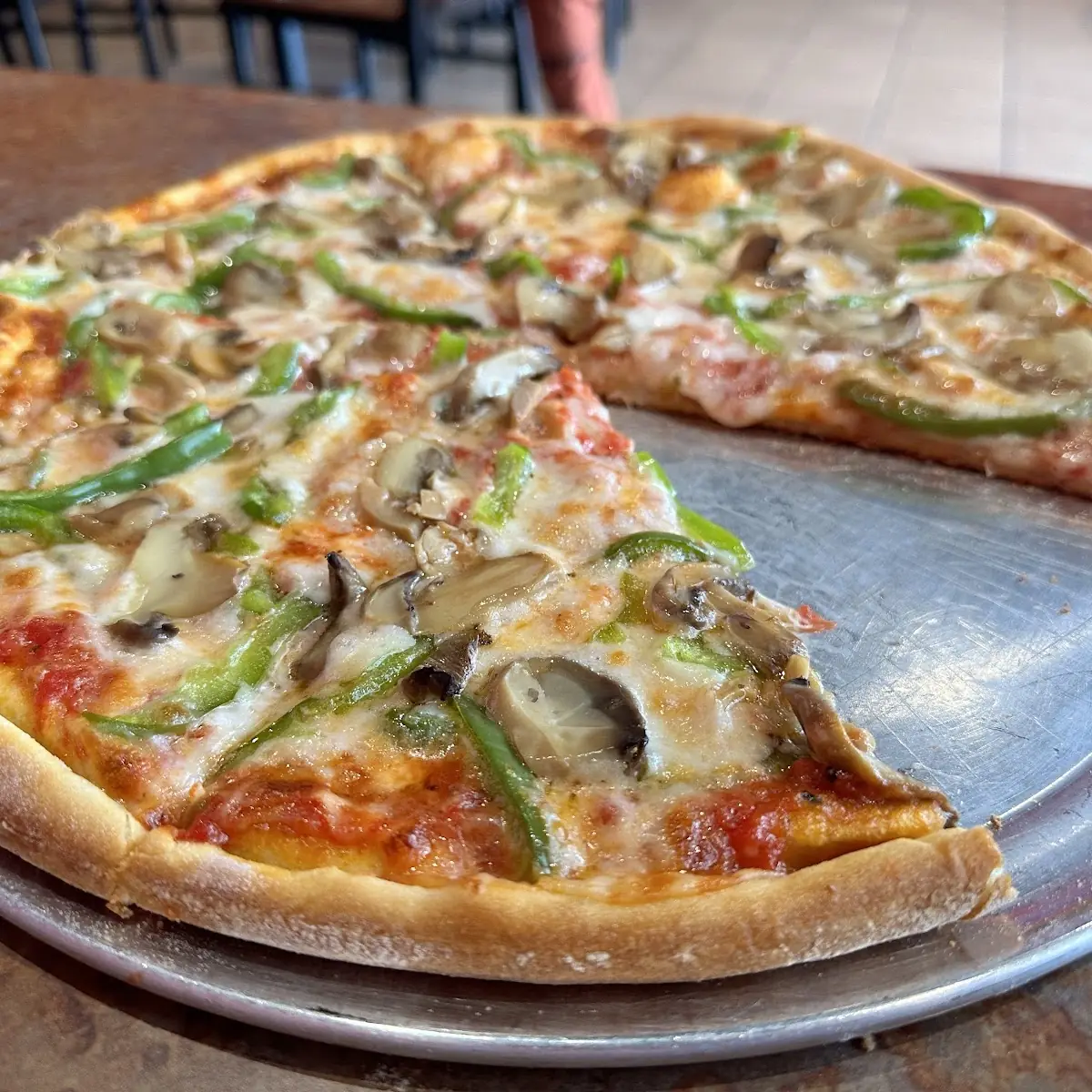 Mushroom and Pepperoni Pizza