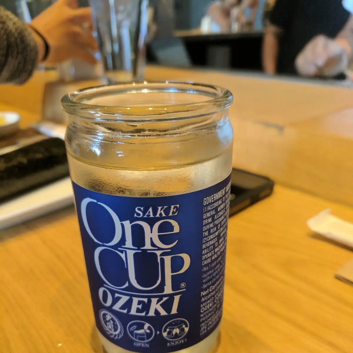 Ozeki One Cup Sake