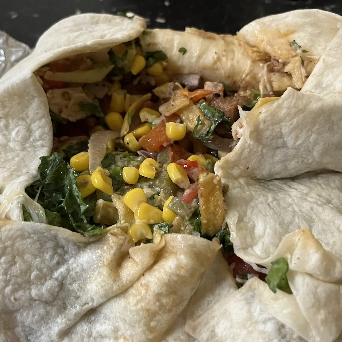 Adobo Chicken Burrito