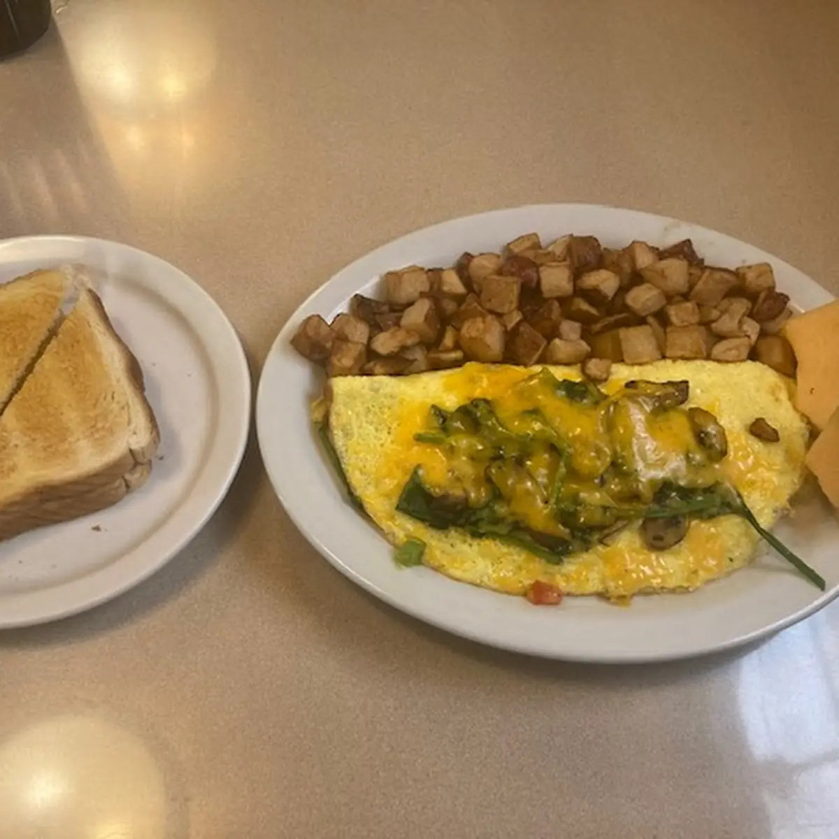 Senior Meat Lovers Omelet