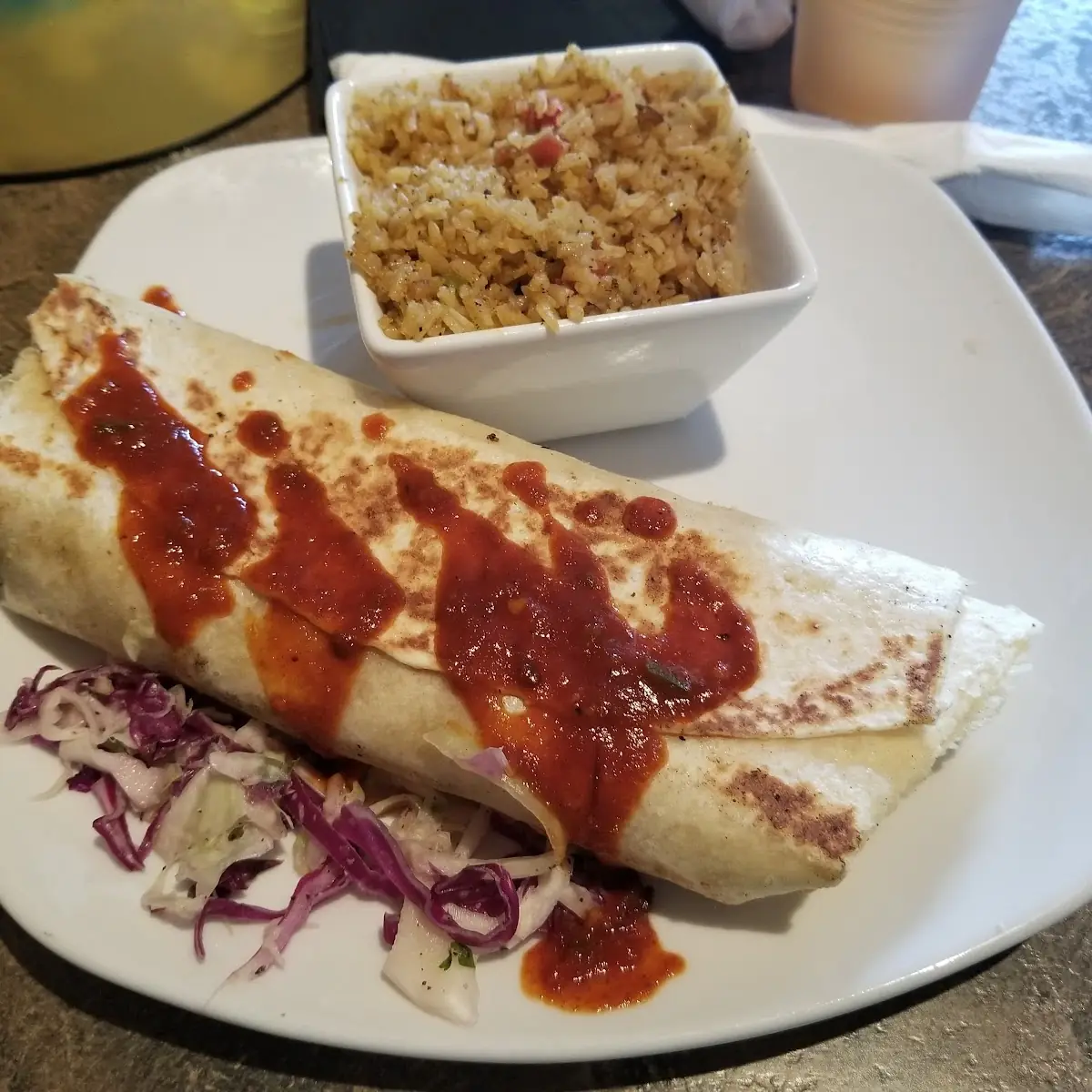 Smoked Chicken Burrito