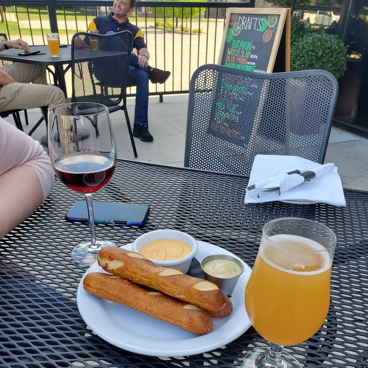 Pretzels with Beer Cheese