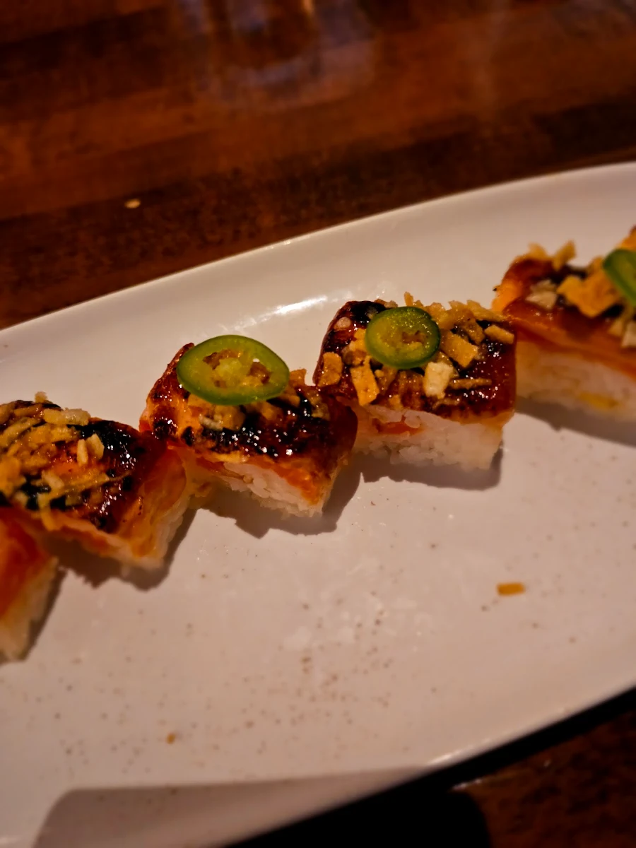 Seared Salmon Sushi, JOEY Rideau
