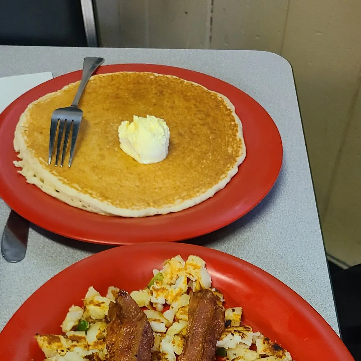 Chicken Fried Steak and Eggs Breakfast