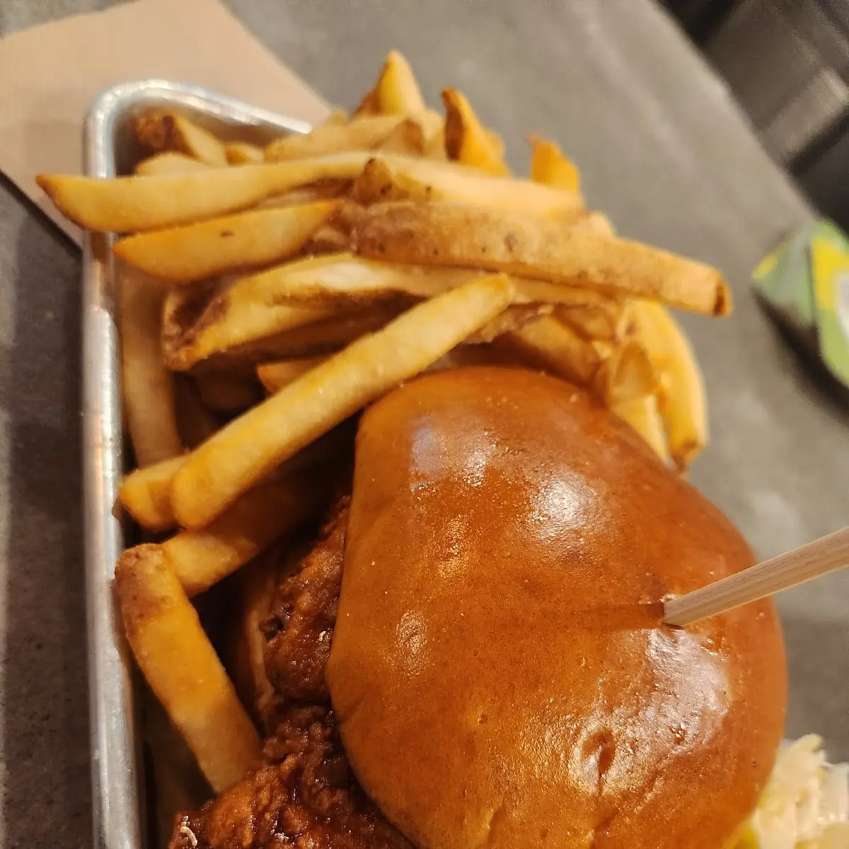 Hot and Honey Chicken Sandwich