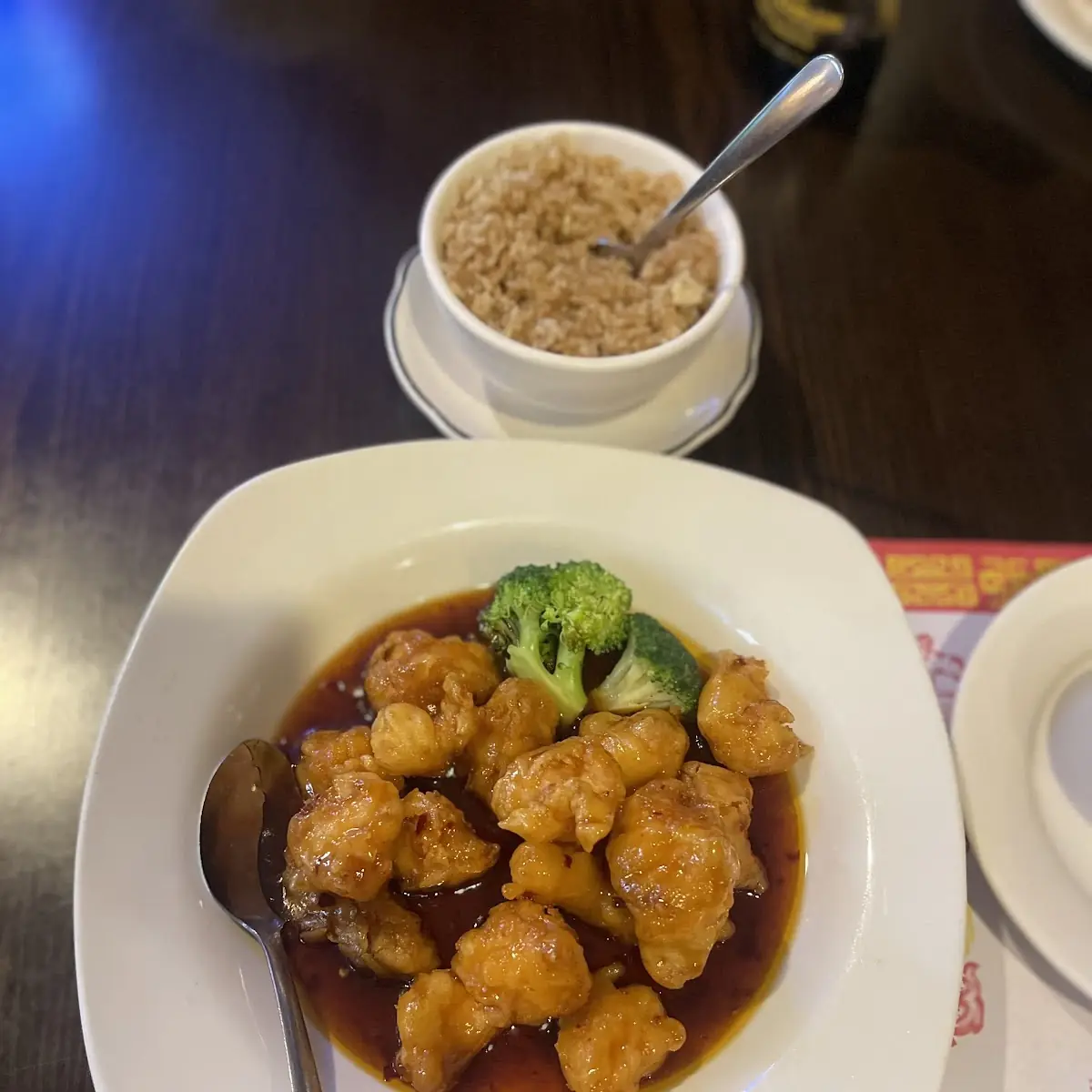 Orange Chicken with Fried Rice