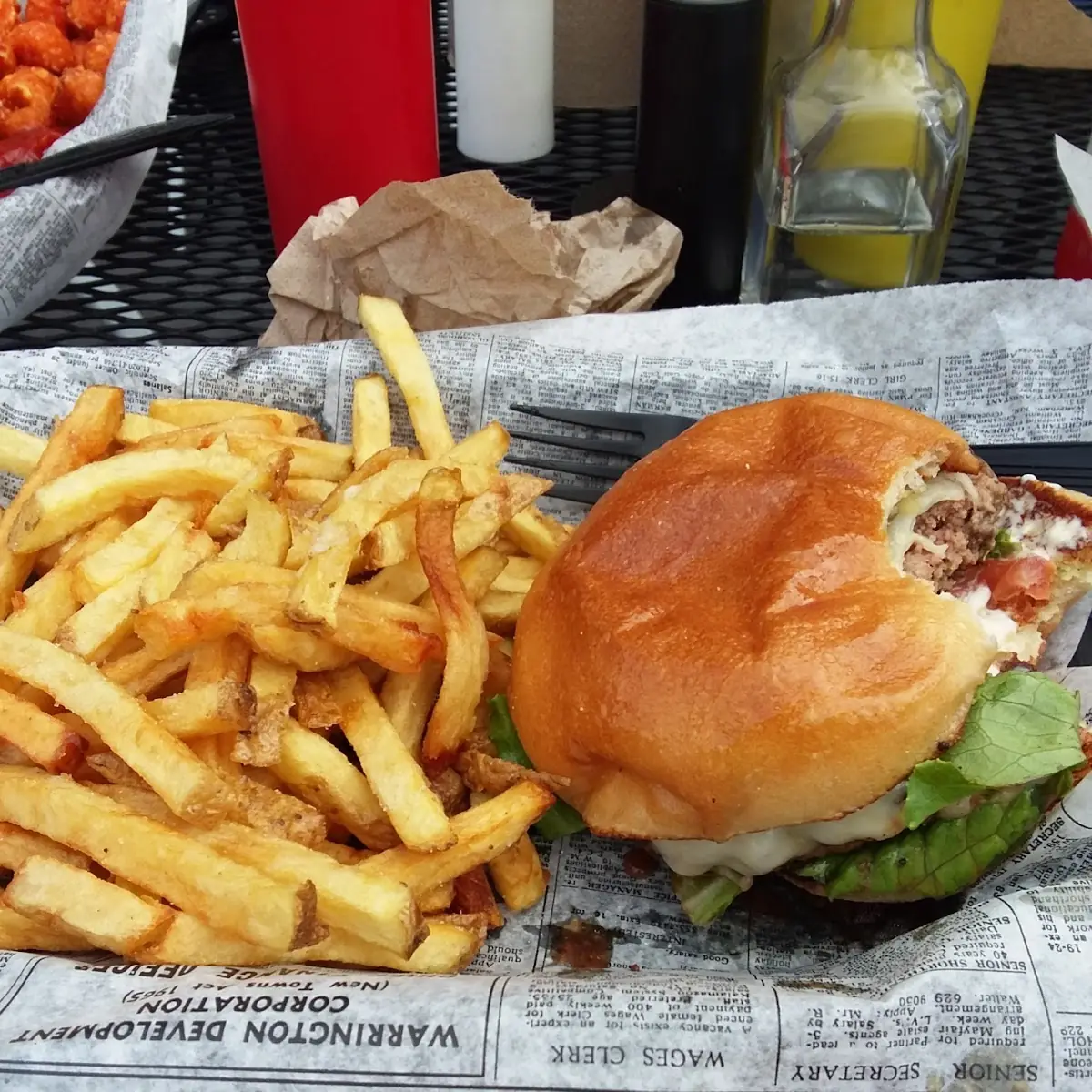 Cheeseburger and Fries