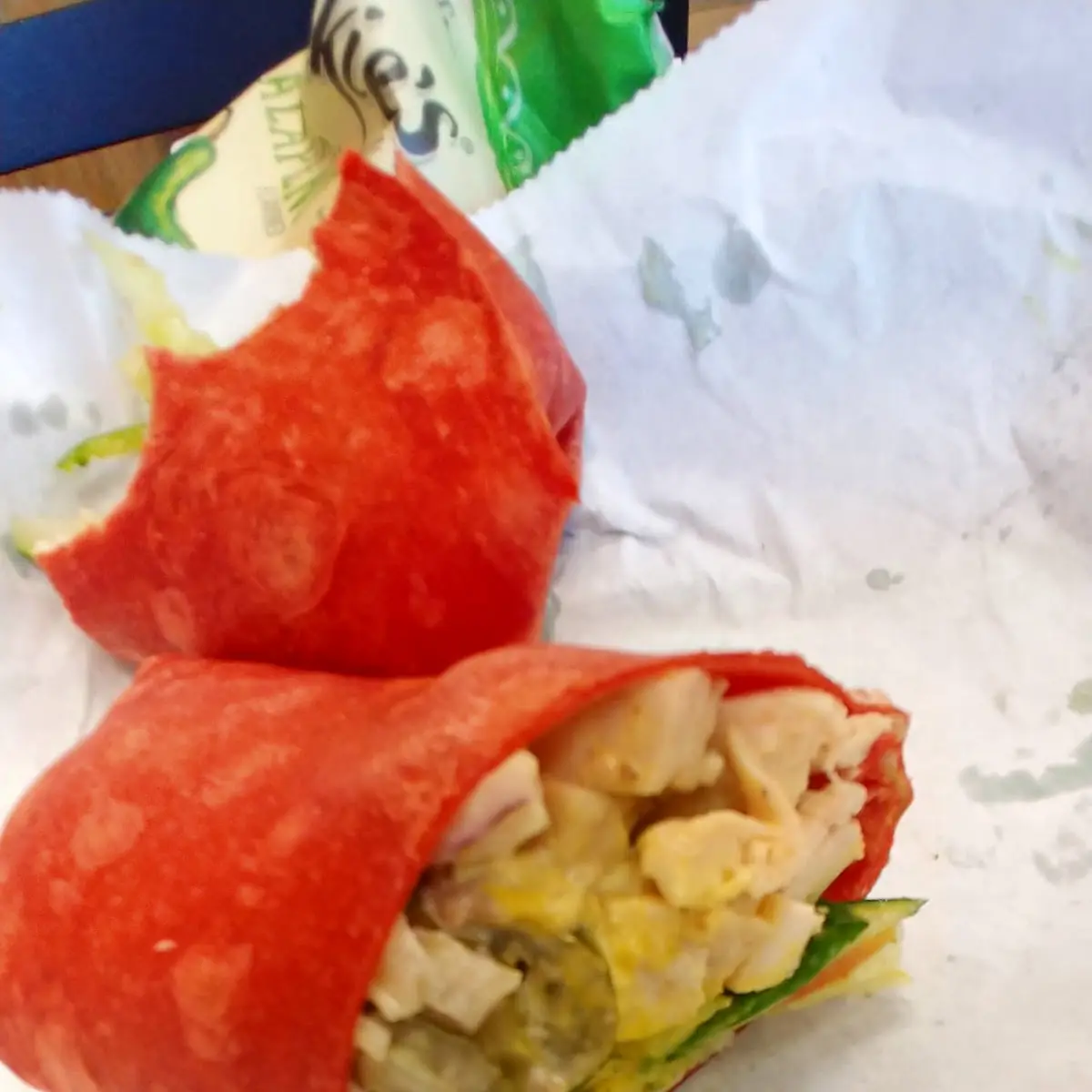 Habanero Chicken Wrap My Favorite