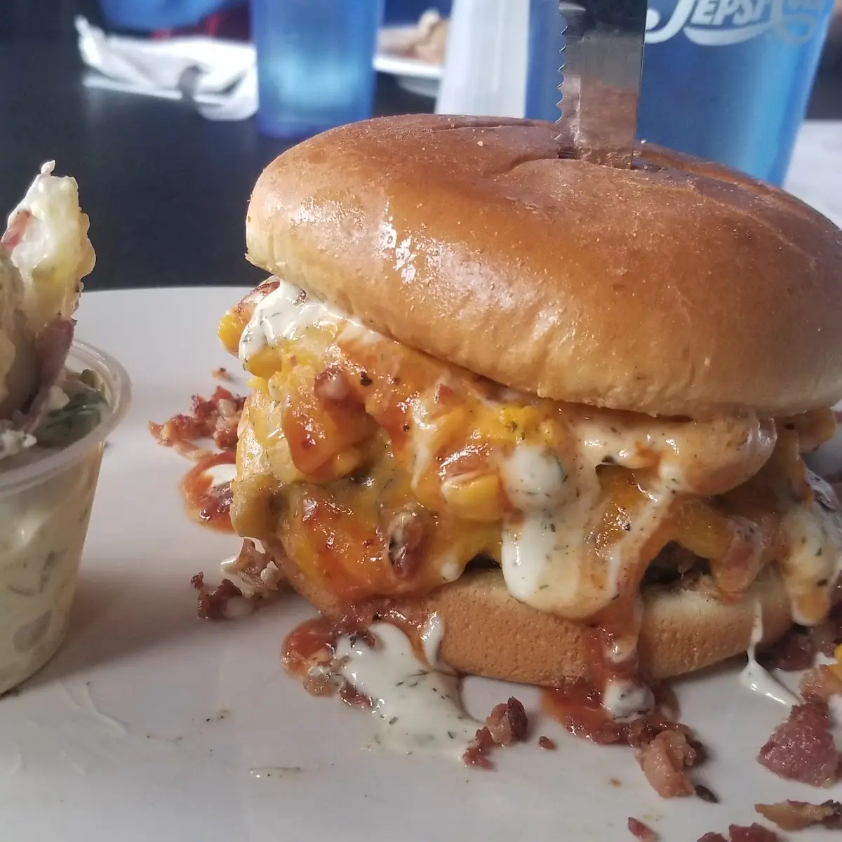 Mac N Cheese Burger