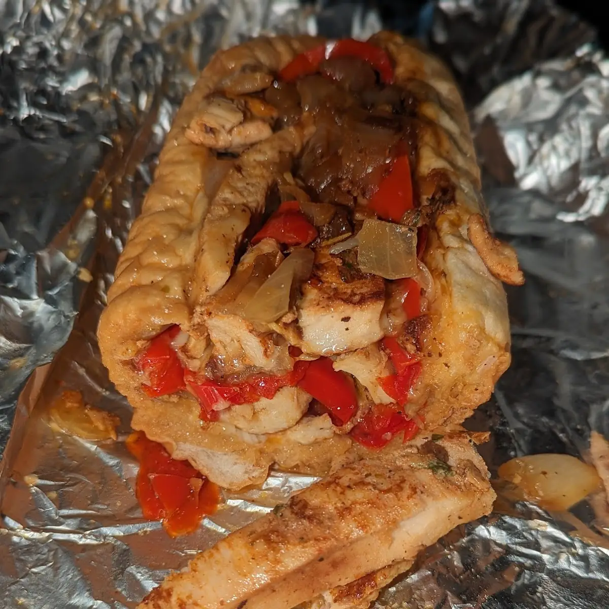 Grilled Chicken Peppers & Provolone Cheese