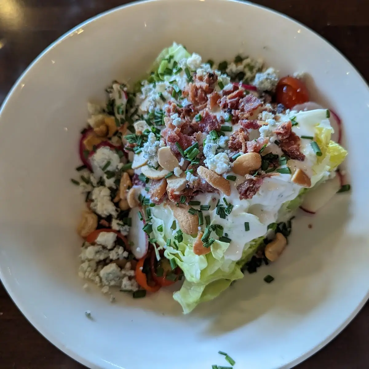 Iceberg Wedge Salad with Buttermilk Blue Cheese