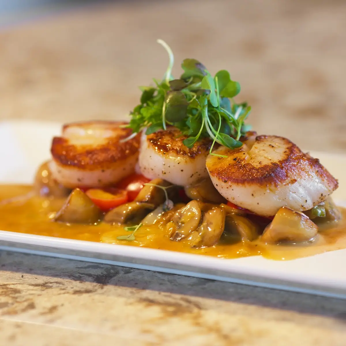 White Truffle Sea Scallops
